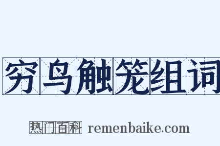 穷鸟触笼组词是什么意思的图片